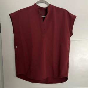 Dark Cherry Figs Scrubs Set